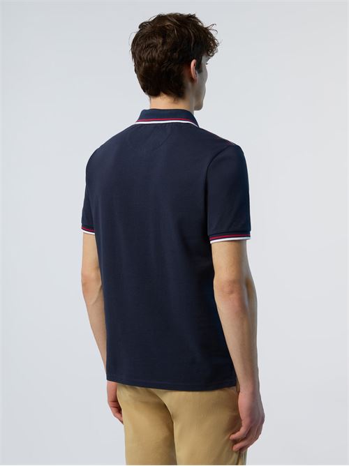 POLO SHORT SLEEVE W/CONTRAST SHOULDER STITCHING NORTH SAILS | 692455/0802